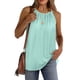 thumbnail image 4 of Blusas de verano para mujer Umfun; blusas de talla grande para mujer; blusas sin mangas, blusas casuales sin mangas, blusas sueltas, blusas casuales con cuello en V liso, blusas casuales sin mangas, 4 of 5