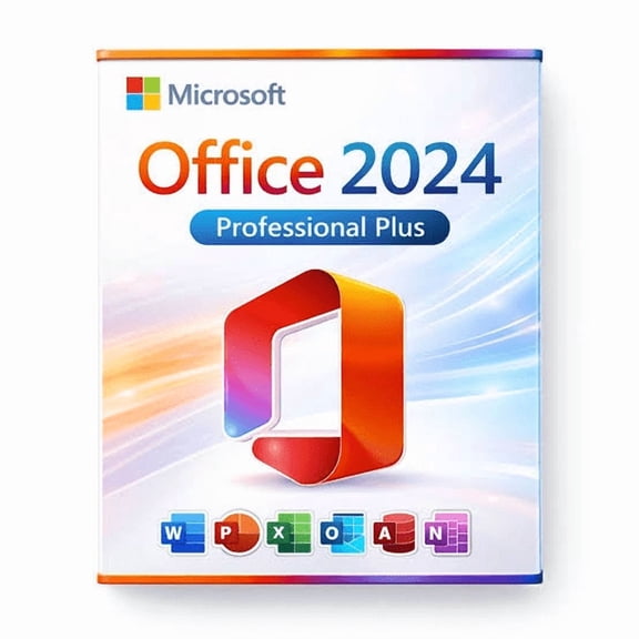 Software: Office Pro Plus 2024 / Word, Excel, PowerPoint, Outlook , OneNote , Access / One-Time Purchase / PC Download