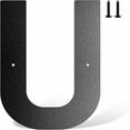 thumbnail image 1 of Clearance! 6 Inch Metal House Number Metal Letters House Address Number House Numbers For Outside Mailbox Numbers For Outside Black Modern Metal Numbers And Letters, 1 of 8