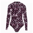 thumbnail image 3 of WILLBEST Traje de Baño Mujer 2 Piezas Elegante Traje de Baño con Estampado de Escamas de Pescado para Mujer Combinación de Moda y Comodidad 1818, 3 of 3