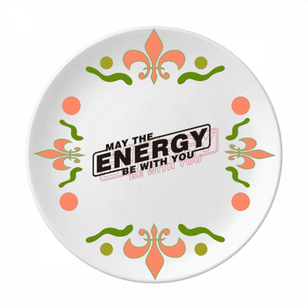 

Full Energy Bless Art Deco Fashion Flower Ceramics Plate Tableware Dinner Dish