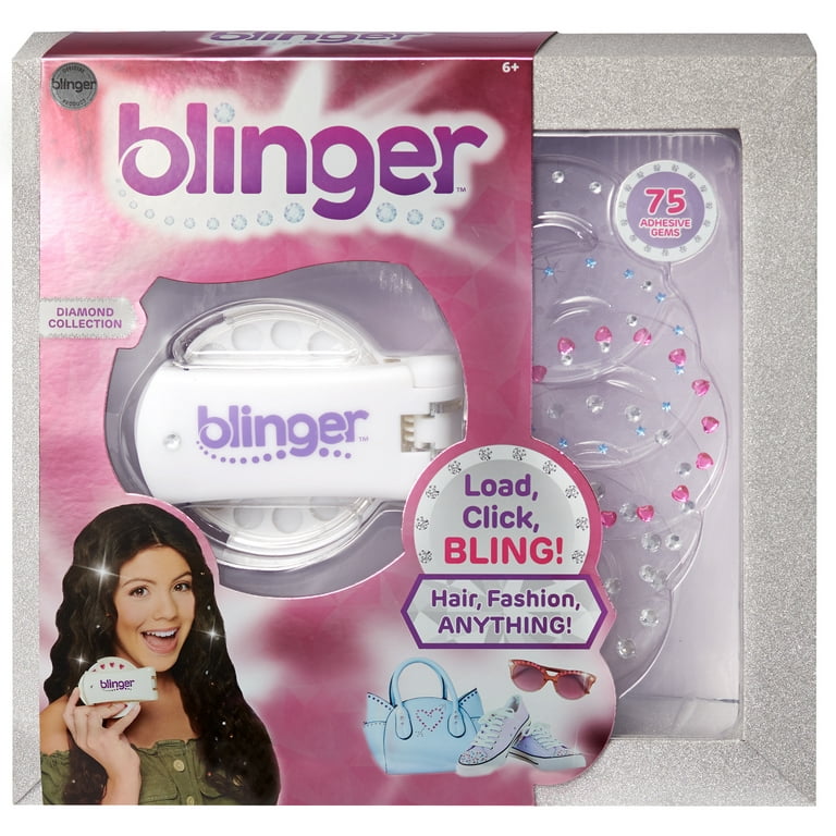 Blinger Diamond Collection Glam Styling Tool - Load, Click, Bling! Hair,  Fashion, Anything! 