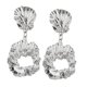 thumbnail image 1 of Pendientes De Botón De Oro / Plata De Concha Irregular Cuelgan Joyas, 1 of 6