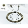 thumbnail image 2 of Pyrite Bracelet for Women - Faceted Beads Bracelet(Adjustable), 2 of 5