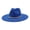 Blue, variant on Suede Fedora Hats for Women Men Big Wide Brim Rhinestone Western Hats Large Felt Panama Hat Rancher Hat