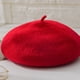 thumbnail image 4 of EeaseMX Boina cálida de lana para bebé, gorro de invierno para niña, talla M (rojo), 4 of 7