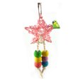 thumbnail image 3 of Cheers Colorful Bead Bird Five-Point Star Shape Cage Swing Chewing Climbing Parrot Toy, 3 of 6