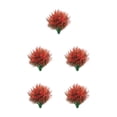 thumbnail image 2 of Advancent 8 piezas de flores artificiales duraderas de ABS para proyectos de bricolaje: amplia aplicación y buena sensación de mano naranja Type2 NO2, 2 of 6