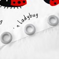 thumbnail image 4 of Manfei Ladybird Ladybug Curtains Pack of 2 (42x84 Each),Kawaii Animal Curtains Blackout,Black Red Bedroom Curtains,Lightweight Cute Bedroom Decoration, 4 of 6