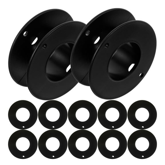 WORGEOUS 20pcs Plastic Empty Spools For Wire And Thread great Bobbin Organizers For Sewing Crafting Diy Projects Thread Spool And Bobbin