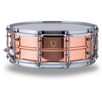 Ludwig Copper Phonic Smooth Snare Drum 14 x 5 in. Smooth Finish with Tube Lugs