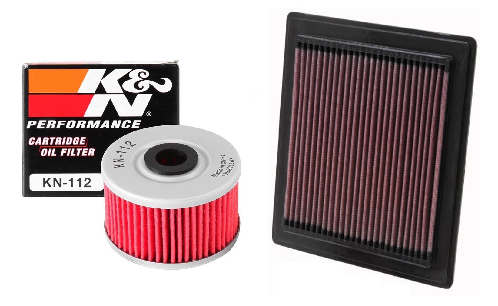 K&N Air and Oil Filter Black Kit for ATV/UTV POLARIS Predator 500 2003
