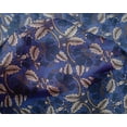 thumbnail image 4 of oneOone Silk Tabby Fabric Leaves & Floral Block Print Sewing Fabric BTY 42 Inch Wide, 4 of 4