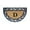 Monogram D, variant on Legendary Doormats 22" x 36" Monogrammed Half Moon Coir Doormat with Non Slip Rubber Border Design Custom Entrance Mat - Monogram A