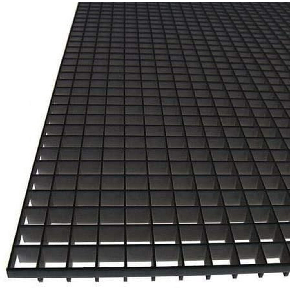 KastLite Egg Crate Panel 4Pack in Black Polystyrene Nominal 2' x 2