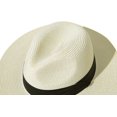 thumbnail image 4 of Harhinhe Sombrero de paja panamá de ala ancha para mujer, sombrero enrollable con hebilla para cinturón, sombrero de playa para sol UPF50+$Sombreros de sol para mujer, verano de ala ancha UV UPF 50+, 4 of 6
