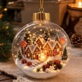 thumbnail image 4 of LED Christmas Story Hanging Ornament, 3D Lighted Holiday Pendant, Decorative Christmas Tree Accent for Mantel Window Party Seasonal Home Decor and Festive Display, E, 4 of 6