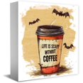thumbnail image 1 of Letrero de café de Halloween xinyu decoración del hogar forma de fantasma, 1 of 7