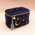thumbnail image 2 of Neceser cosmético HUOGUO Cute Star bordado en terciopelo, 2 of 5