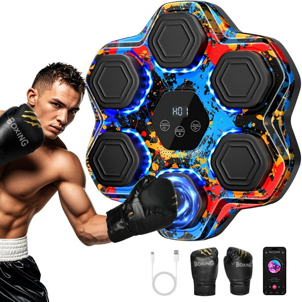 Máquina de boxeo musical TGLLM Smart Bluetooth con 9 modos y 9 velocidades