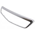 thumbnail image 4 of For Honda Civic 1999 2000 Grille Trim | Outer | Chrome | Made of Plastic | Sedan Model | Replacement For HO1210111 | 71122S04003, 840304020591, 4 of 5