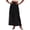 C319 Black, variant on Gbsyewxs Womens Skirts Midi Skirt High Elastic Waist Hollow Out Layered Solid Color Beach Summer Women'S Skirts Beige