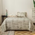 thumbnail image 4 of AI WINSURE-colchas Vintage acolchadas de verano, 3 piezas, 220x240, cubierta de cama doble, con 2 fundas de almohada, 4 of 5