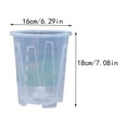 thumbnail image 2 of Self Watering Transparent Plastic Planter for Orchids Root Control Pot with Side Holes and Water Filling Hole for Healthy Growth, 2 of 5