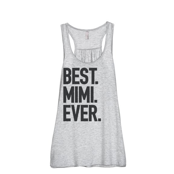 Thread Tank Best Mimi Ever Women Sleeveless Flowy Racerback Tank Top