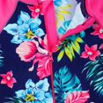 thumbnail image 3 of BAOHULU Girls Floral Short Sleeve Swimsuit One Piece Swimwear Bathing Suit, 3 of 5