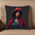thumbnail image 5 of Set of 2 18x18in Throw Pillow Covers - Stylish Geometric Pattern Design for Couch Bed and Car - Soft and Durable Cushion Cases, 5 of 8