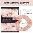 thumbnail image 4 of Kitsch Satin Hair Scrunchies for Adults, 5 Pack, Pink, 4 of 14