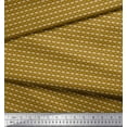 thumbnail image 2 of Soimoi Brown Moss Georgette Fabric Seamless Damask Printed Craft Fabric by the Yard 42 Inch Wide, 2 of 3