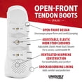 thumbnail image 3 of Jeffers Uniquely English Open Front Tendon for Horses, Pair, Large - Ventilated Neoprene Horse Leg Protection for Tendons & High Impact Support, Jumping & Competition Riding Equine Boots - White, 3 of 8