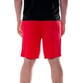 thumbnail image 2 of LIFEGUARD Officially Licensed Mens Active Running Performance Shorts Moisture Wicking (S) Red, 2 of 5