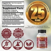 Zeo Health Royal Detox Heavy Metal  Body Detox Cleanse Capsules, 90 Count