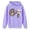 Light Purple, variant on Youth Glitter Number 67 Pearl Bow Hooded Pullover 350g Polyester Long Sleeve Kangaroo Pocket Casual Sweatshirt 1PC Big Kids Sizes 100-160