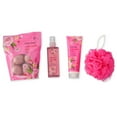 Bodycology Pink Vanilla Wish Bath & Body Set with Robe, 5 Piece