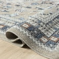 thumbnail image 4 of Ox Bay Wesley 5'3" x 7', Blue/Taupe Traditional Washable Indoor Area Rug by Evette Rios, 4 of 8
