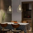 thumbnail image 5 of MONIPA Modern Simple Height Adjustable Champagne Gold Indoor Island Chandelier Metal Suspension Ceiling Lamp Suitable for Kitchen Island Cabinet Restaurant Bar (2 Lights), 5 of 7
