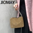 thumbnail image 2 of JIOMAY Bolso de noche de moda 2024 Bolsos de lujo Monedero glamoroso con diamantes de imitación Monederos portátiles para mujeres Bolsos de mano de hombro Monedero dorado, 2 of 4