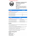 thumbnail image 2 of Steering Wheel - Compatible with 2007 - 2013 GMC Sierra 1500 2008 2009 2010 2011 2012, 2 of 2
