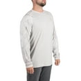 thumbnail image 2 of Realtree Men's Long Sleeve Fishing Tee, Athletic Performance Swim Shirt in Light Grey, Sizes S-3XL, 2 of 9