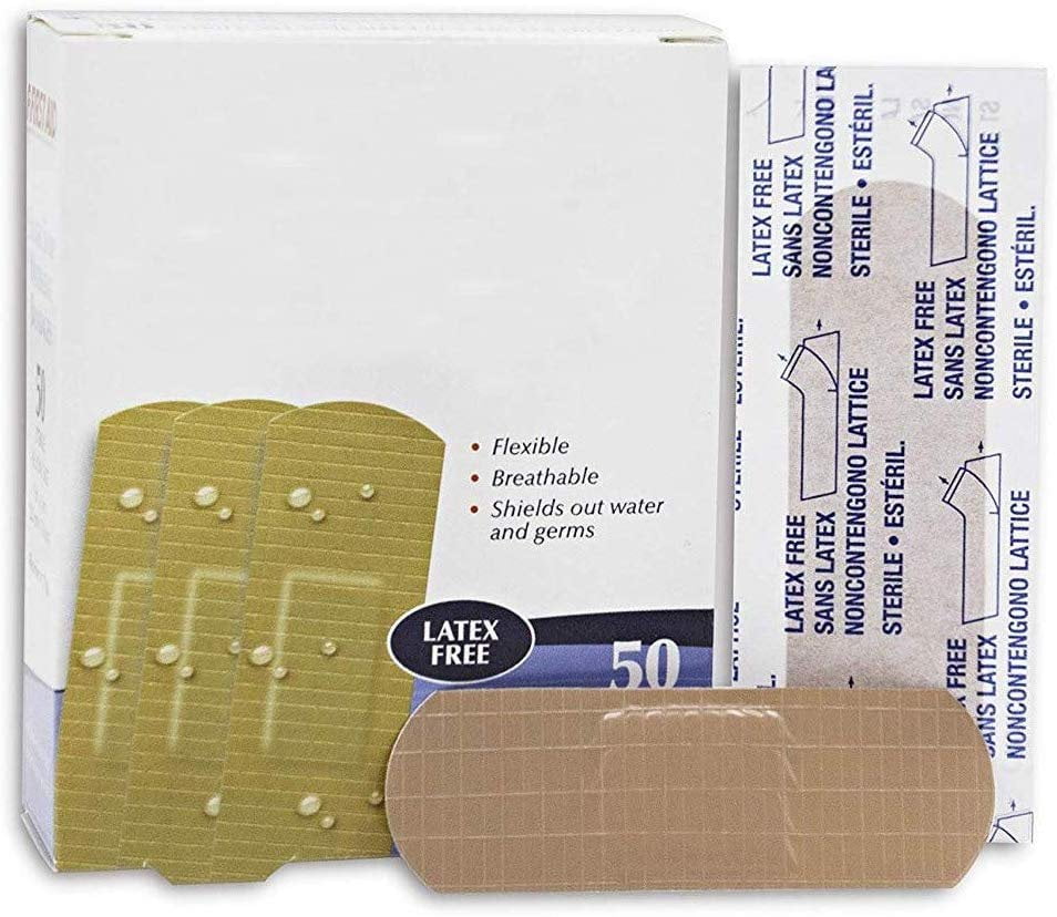 Adhesive Strips. Case of 3500 Adhesive Bandages for Wound Protection