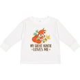 thumbnail image 3 of Inktastic Great Auntie Loves Me Fox Boys or Girls Long Sleeve Toddler T-Shirt, 3 of 5