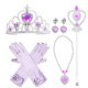 thumbnail image 2 of 5 unids/set princesa vestir juguetes coronas varitas collares guantes pendientes reina princesa Halloween Cosplay fiesta juguete, 2 of 3
