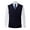 Navy, variant on WREESH Fashion Vest Men'S Wool Blended V-Neck Knitted Cardigan Cardigan Colorblock Casual All-Match Sleeveless Cardigan Wine