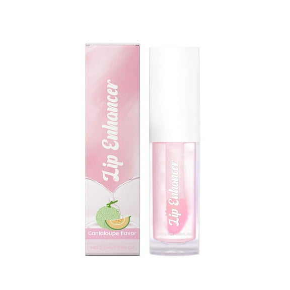 HHBEAUTY Non-sticky Lip Oil, Moisturizing Glossy/Shiny Lip Gloss Oil PlumpingTint, Hydrating Lip Gloss Lip Balm, Long Lasting Nourishing Vitamin C Fruit Flavoure Lip Oils, Cantaloupe