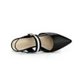 thumbnail image 4 of BLISSFUL STEP Women's Pointed Toe Slingback Mules, 4 of 8