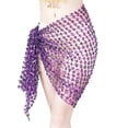 thumbnail image 1 of Women Girls Belly Dance Sequin Triangle Hip Scarf, 1 of 3